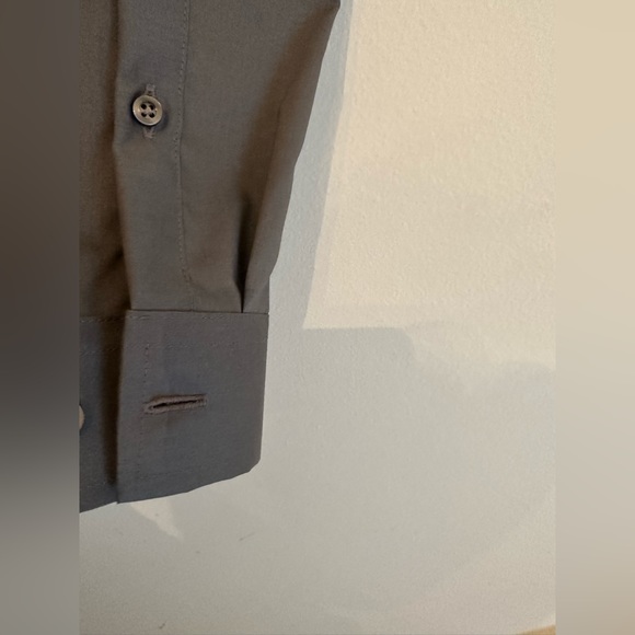 JF button down dress shirt in gray - Picture 3 of 4